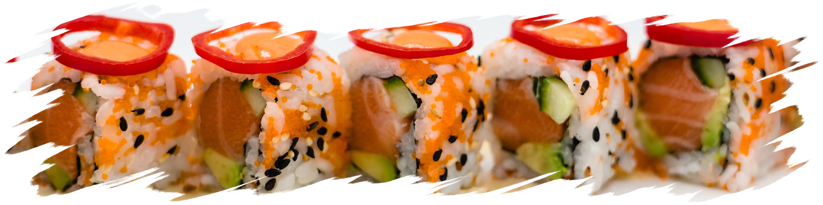 Signature sushi rolls at Corndance Tavern