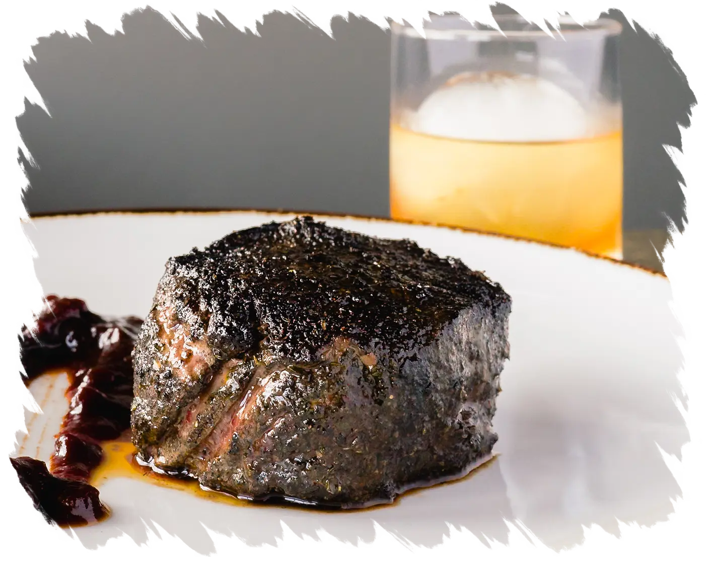 Dry-aged filet of ribeye at Corndance Tavern
