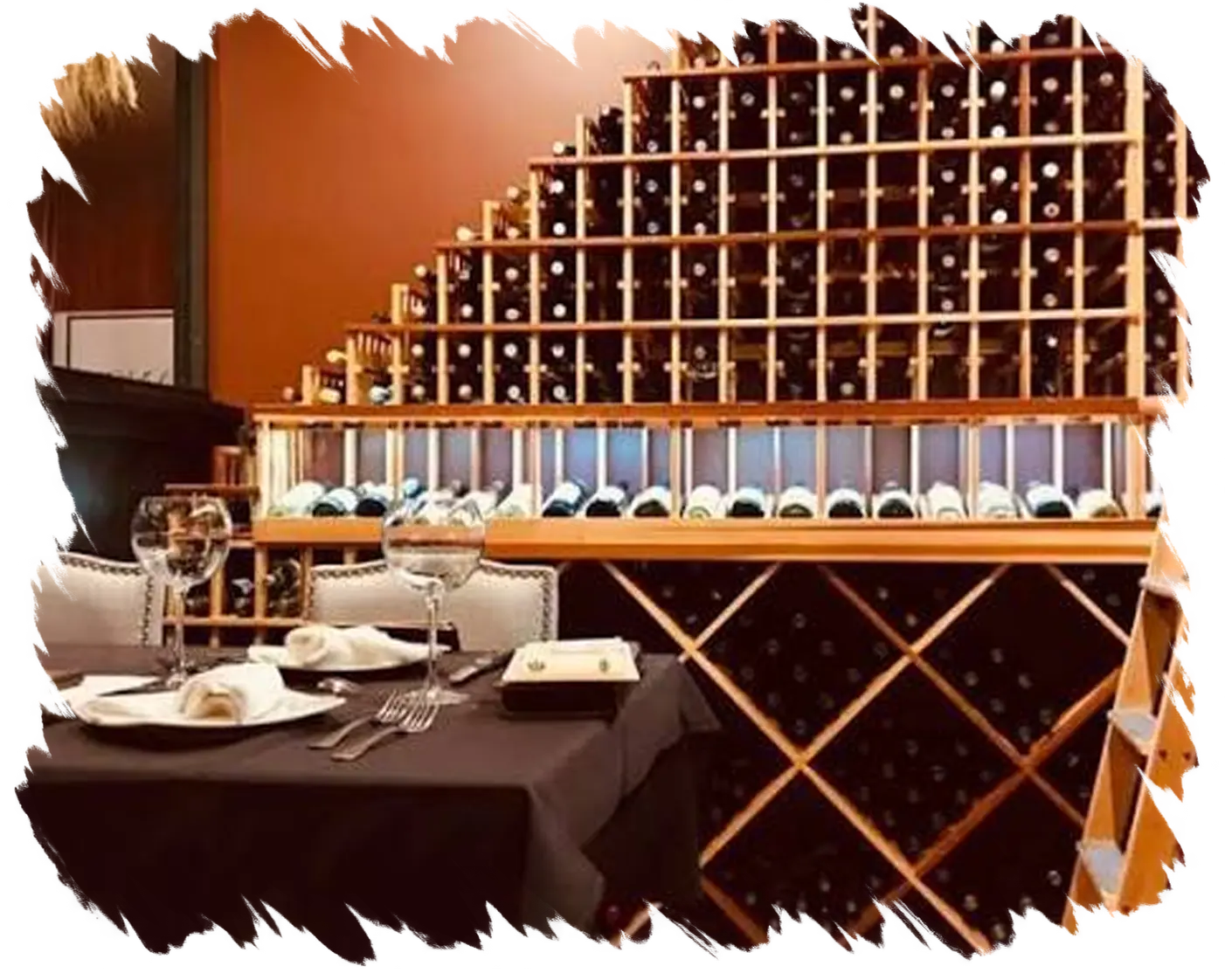 The Vault wine room at Corndance Tavern